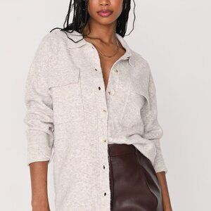 Lulus Shacket Sweater Jacket